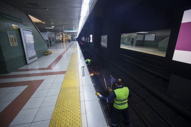 Ankaray'da seferler bitiyor, gece mesaisi başlıyor